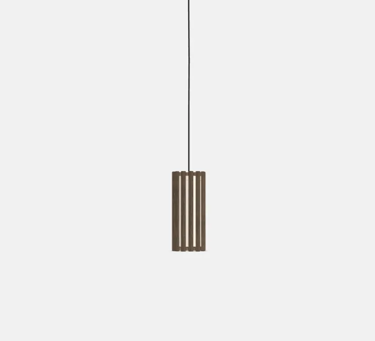 Suspension, Komorebi Circle Mini, Chêne Foncé, Ø11cm, H28,7cm - Umage
