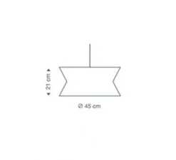 Suspension, Kontro 6000, bouleau naturel, LED, Ø45cm, H21cm - Secto Design