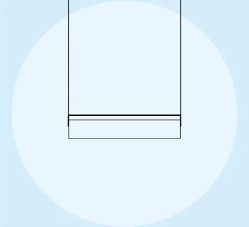Suspension, Kontur 6476, blanc et noir, LED, 2700K, 2907lm, Ø16cm, L122cm - Vibia