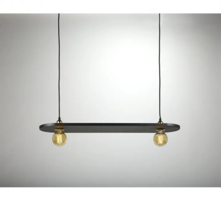 Suspension, KVG 16 02 , bois noir, L90cm, H25cm - Serax