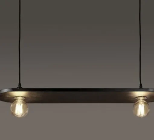 Suspension, KVG 16 02 , bois noir, L90cm, H25cm - Serax
