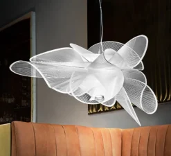 Suspension, La belle étoile L, blanc, LED, 3000K, 4300lm Ø90cm, H55cm - SLAMP