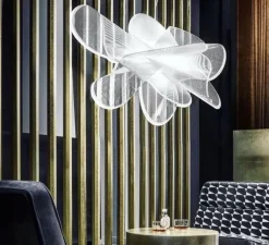 Suspension, La belle étoile L, blanc, LED, 3000K, 4300lm Ø90cm, H55cm - SLAMP