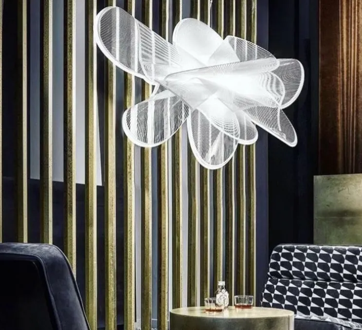 Suspension, La belle étoile L, blanc, LED, 3000K, 4300lm Ø90cm, H55cm - SLAMP