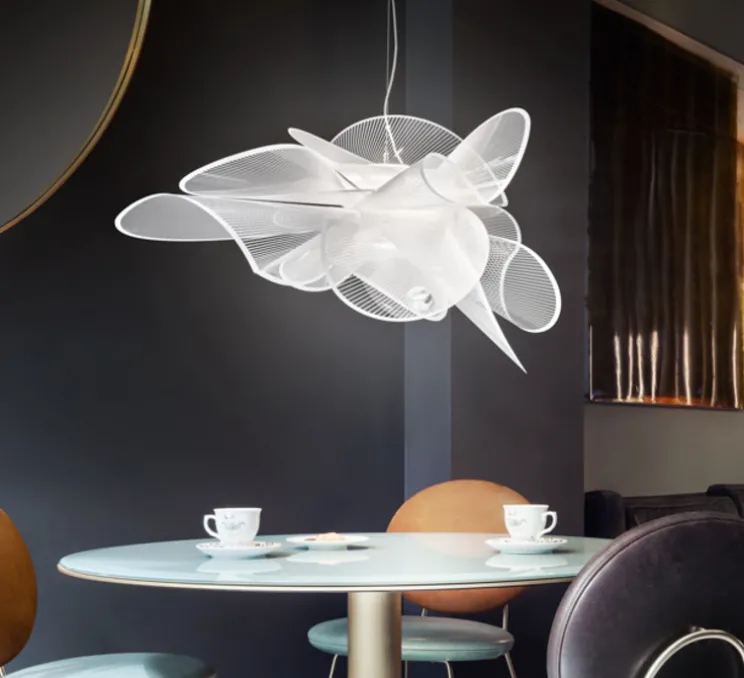 Suspension, La belle étoile L, blanc, LED, 3000K, 4300lm Ø90cm, H55cm - SLAMP