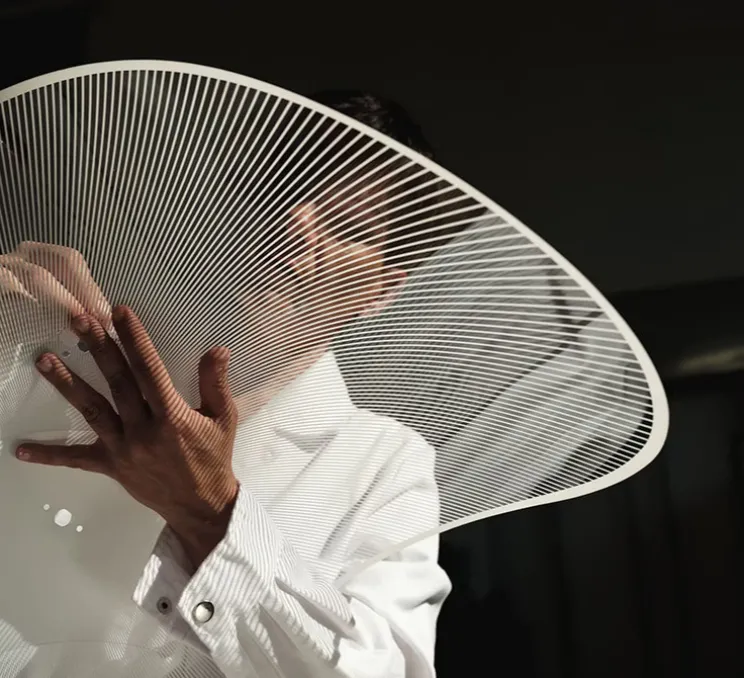 Suspension, La belle étoile L, blanc, LED, 3000K, 4300lm Ø90cm, H55cm - SLAMP