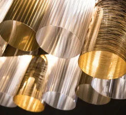 Suspension, La lollo linear 100, or, LED, dim, 2700K, 7820 lm, L93cm, H28cm - Slamp