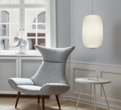 Suspension, Lamella 2, blanc, or, LED, Ø30cm, H52cm - Le Klint