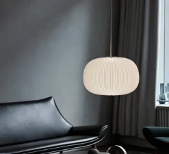 Suspension, Lamella 1, blanc, or, LED, Ø46cm, H33cm - Le Klint