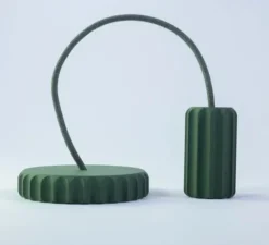 Suspension, Lana, vert, Ø5,4cm, H9,5cm - Alucyne