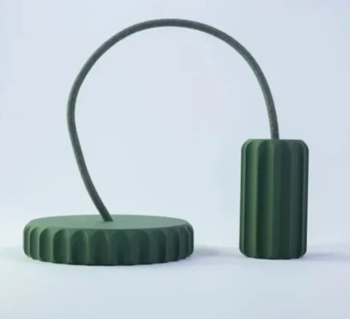 Suspension, Lana, vert, Ø5,4cm, H9,5cm - Alucyne