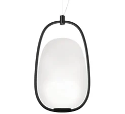 Suspension, LANNA, noir, Ø22cm, H40cm - KDLN