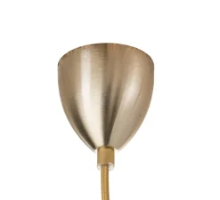 Suspension, Large Check, Crystal Rowan 22, transparent, or , Ø22cm, H22cm - Ebb and Flow