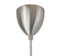 Suspension, Large Check, Crystal Rowan 15,5, transparent, argent, Ø15cm, H15cm - Ebb and Flow