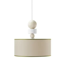 Suspension, Large Spiedino, blanc, IP24, Ø40cm, H48cm - Emko