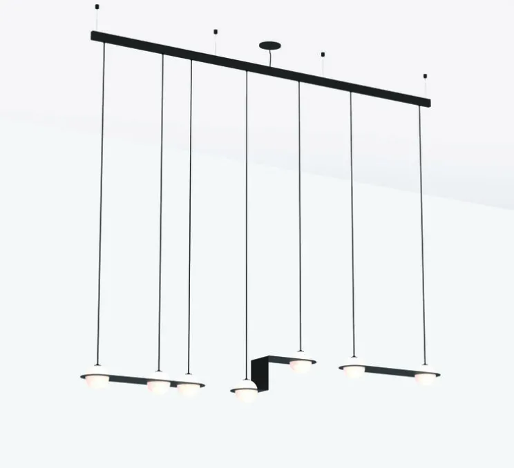 Suspension, Laurent 14, noir, L256cm, H356cm - Lambert&Fils