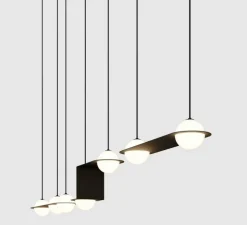 Suspension, Laurent 14, noir, L256cm, H356cm - Lambert&Fils