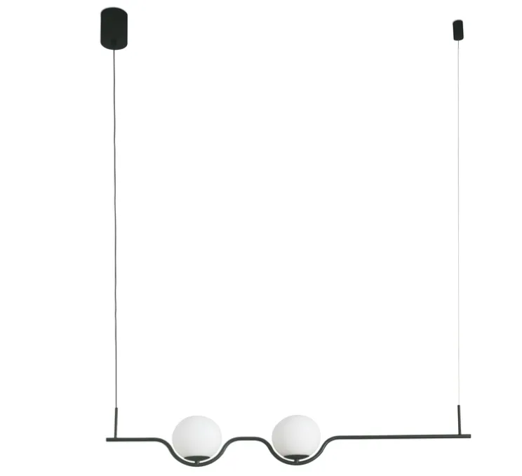 Suspension, LE VITA , noir, LED, 2700K, 1200lm, L103cm, H18cm - FARO