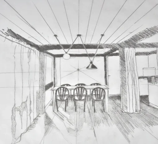 Suspension, Les Acrobates de Gras N°324, noir, Ø26cm, H21,6cm - DCW éditions Paris