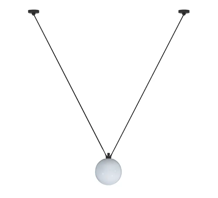Suspension, Les Acrobates de Gras N°323, opalin, Ø25cm, H25cm - DCW éditions Paris