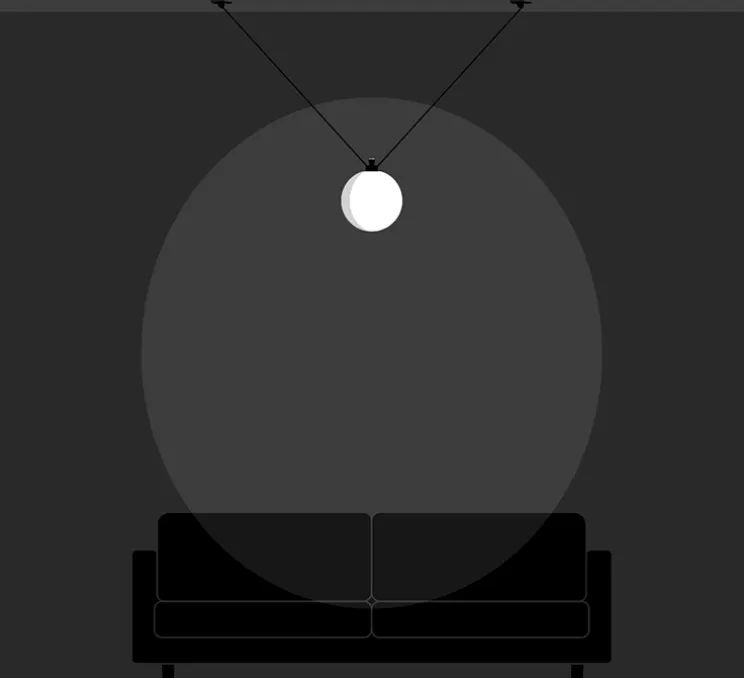 Suspension, Les Acrobates de Gras N°323, opalin, Ø25cm, H25cm - DCW éditions Paris