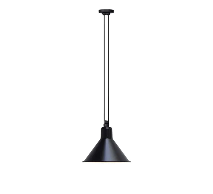Suspension, Les Acrobates de Gras N°322, noir/intérieur blanc, Ø32cm, H23cm - DCW éditions Paris