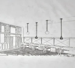 Suspension, Les Acrobates de Gras N°322, noir/intérieur blanc, Ø32cm, H23cm - DCW éditions Paris