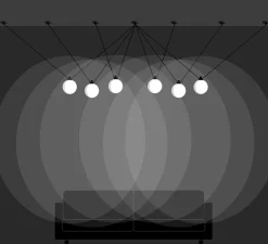 Suspension, Les Acrobates de Gras N°326, opalin, Ø17,5cm, H17,5cm - DCW éditions Paris