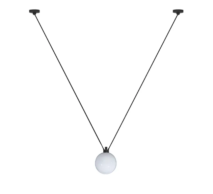 Suspension, Les Acrobates de Gras N°323, opalin, Ø17,5cm, H17,5cm - DCW éditions Paris