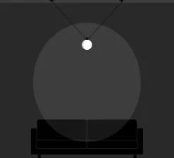 Suspension, Les Acrobates de Gras N°323, opalin, Ø17,5cm, H17,5cm - DCW éditions Paris