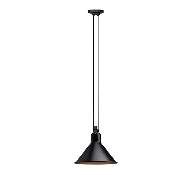 Suspension, Les Acrobates de Gras N°322, noir/intérieur cuivre, Ø26cm, H21,6cm - DCW éditions Paris