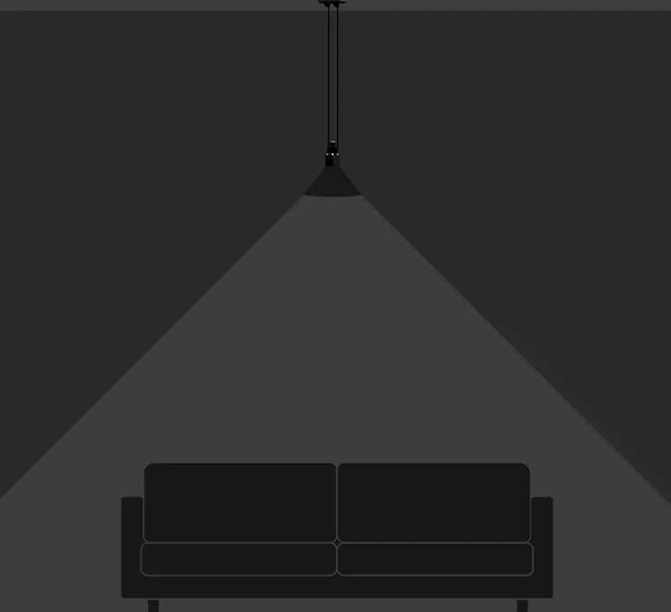 Suspension, Les Acrobates de Gras N°322, noir/intérieur cuivre, Ø26cm, H21,6cm - DCW éditions Paris