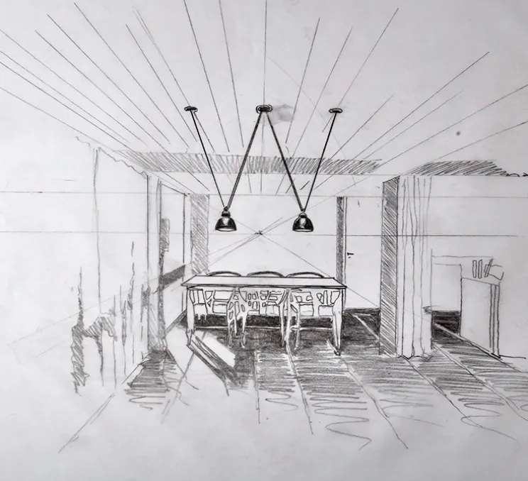 Suspension, Les Acrobates de Gras N°323, rouge/intérieur blanc, Ø26cm, H21,6cm - DCW éditions Paris