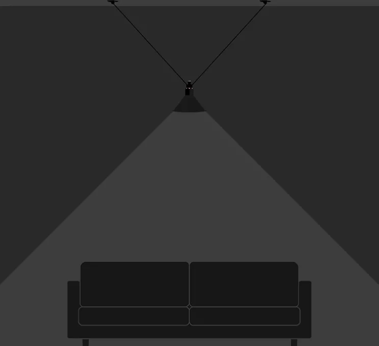 Suspension, Les Acrobates de Gras N°323, noir/intérieur cuivre, Ø26cm, H21,6cm - DCW éditions Paris