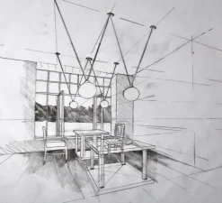 Suspension, Les Acrobates de Gras N°323, noir/intérieur cuivre, Ø26cm, H21,6cm - DCW éditions Paris