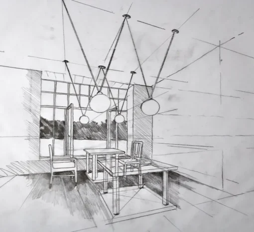 Suspension, Les Acrobates de Gras N°324, noir/intérieur blanc, Ø32cm, H23cm - DCW éditions Paris