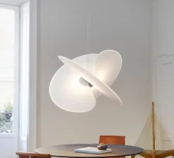 Suspension, Levante, blanc, LED, dim, coupure de phase, 2700K, 54W, Ø102cm, H72cm - Luceplan