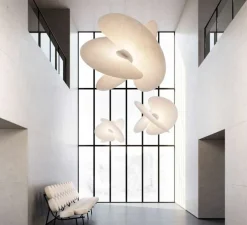 Suspension, Levante, blanc, LED, dim, coupure de phase, 2700K, 54W, Ø102cm, H72cm - Luceplan