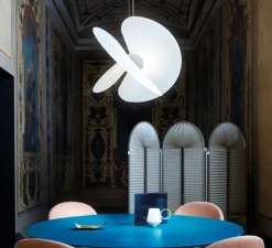 Suspension, Levante, blanc, LED, dim, DALI, 2700K, 1230lm, 25W, L62cm, H44cm - Luceplan