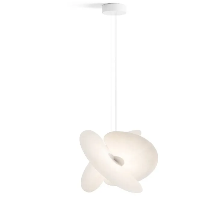 Suspension, Levante, blanc, LED, dim, DALI, 2700K, 1230lm, 25W, L62cm, H44cm - Luceplan