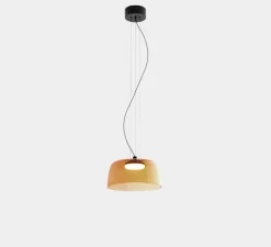 Suspension, Levels, 1 Body, ambré, LED, dim, 2700-3000-4000K, 1255 lm, Ø20cm, H32cm - LEDS C4