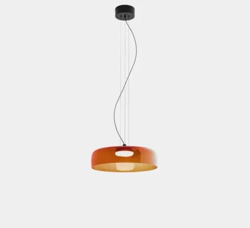 Suspension, Levels 1 Body, ambré, LED, dim, 3000K, 1255 lm, Ø42cm, H15cm - LEDS C4