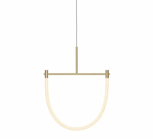 Suspension, Levity Arc130, laiton, LED, 2320K, 1180lm, L60cm, H75cm - Graypants