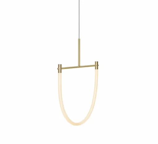 Suspension, Levity Arc130, laiton, LED, 2320K, 1180lm, L60cm, H75cm - Graypants