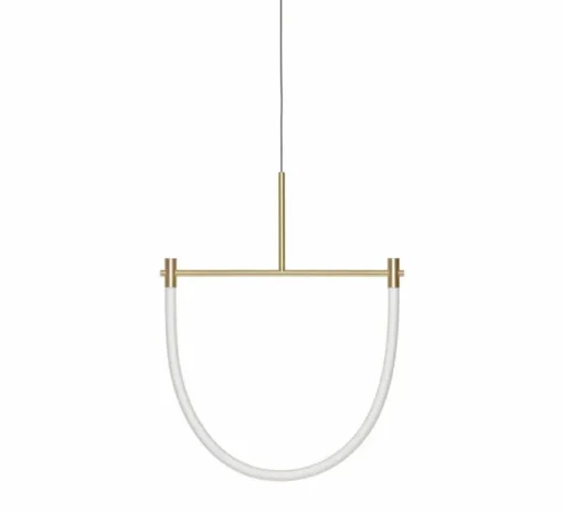 Suspension, Levity Arc130, laiton, LED, 2320K, 1180lm, L60cm, H75cm - Graypants