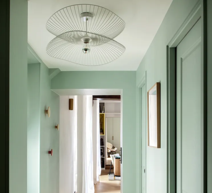 Suspension, Libellule S, blanc, LED, Ø56cm, H20cm - Forestier