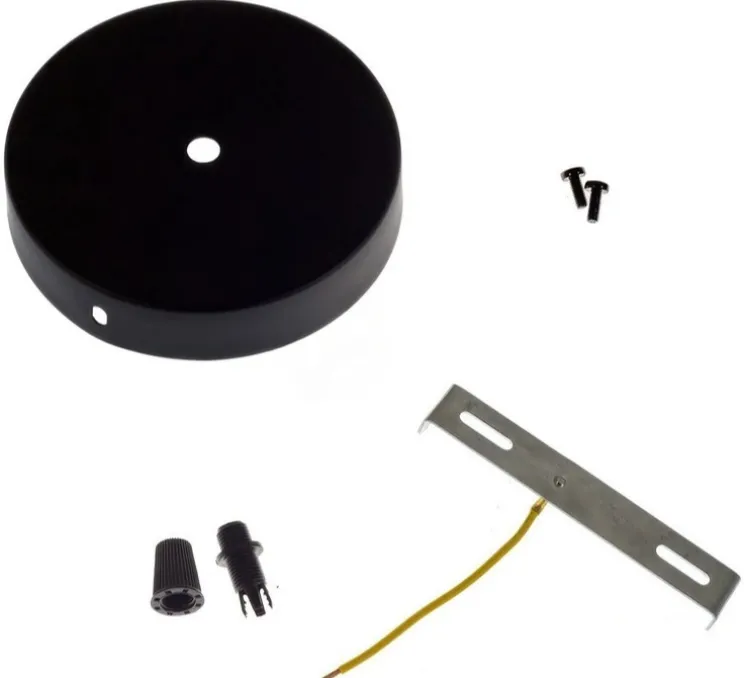 Suspension, Lightbone L, noir, LED, Ø7,6cm, H83,6cm - Oblure