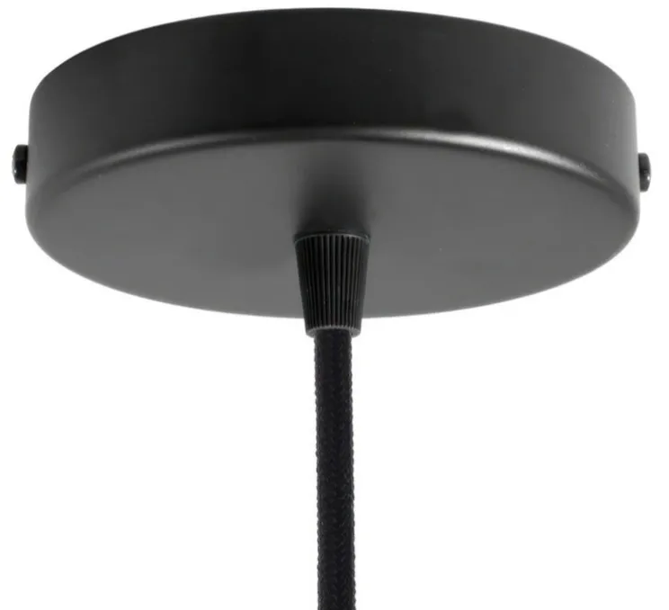 Suspension, Lightbone M, noir, LED, Ø7,6cm, H53,6cm - Oblure