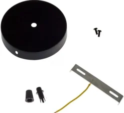 Suspension, Lightbone M, noir, LED, Ø7,6cm, H53,6cm - Oblure