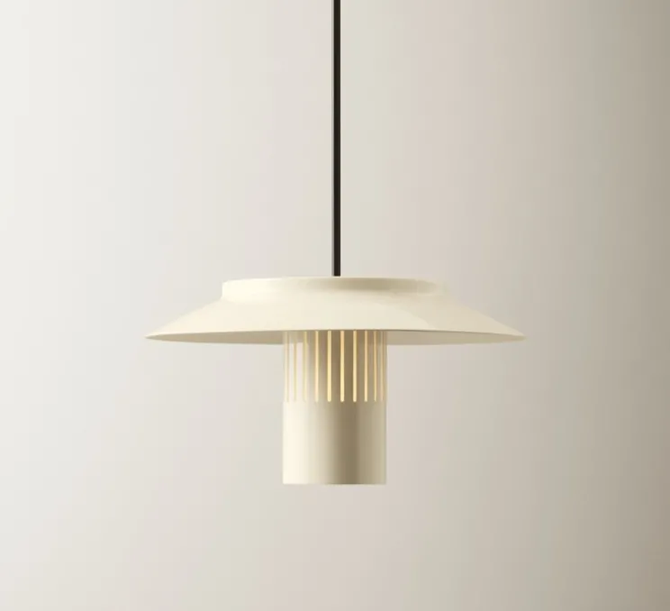 Suspension, Lille 24, lin, Ø24cm, H12,6cm - Pholc